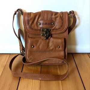 Nica Rustic Leather Crossbody Purse